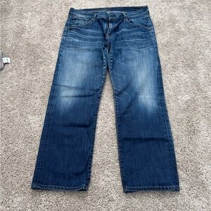 Citizens of Humanity Dylan Drop Rise Cropped Jeans Med Wash Designer Denim 31